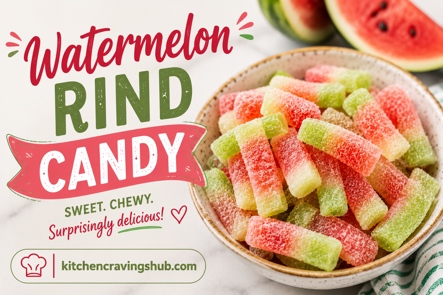 Watermelon Rind Candy