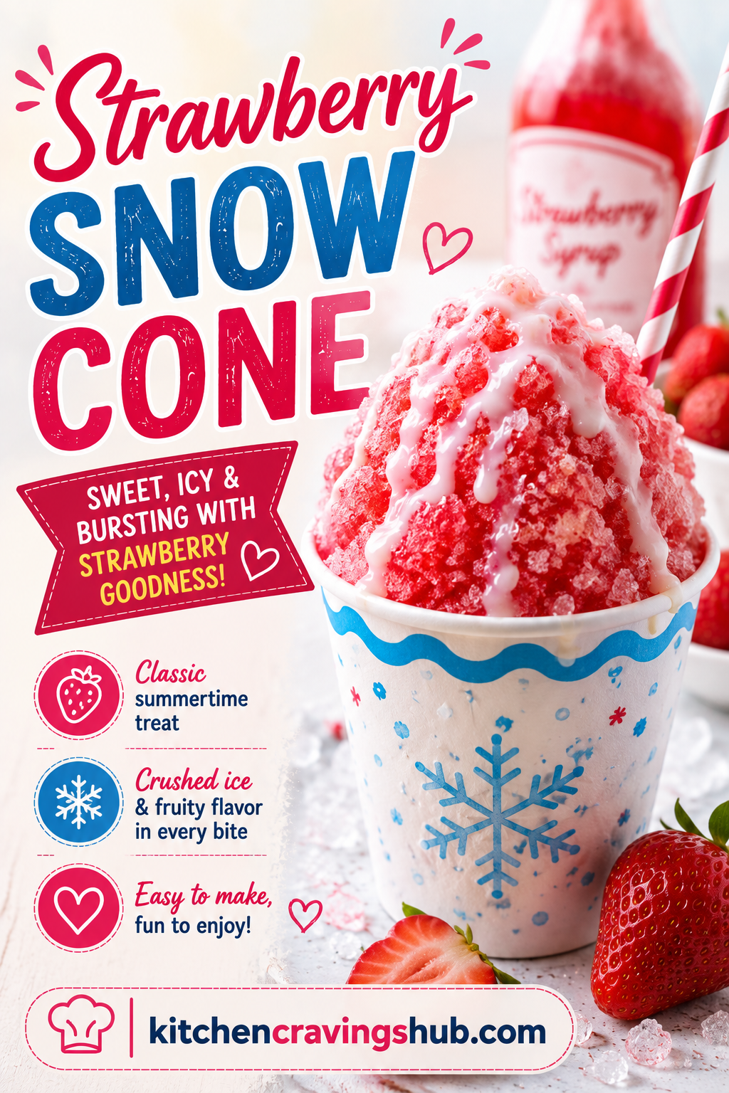 Strawberry Snow Cone