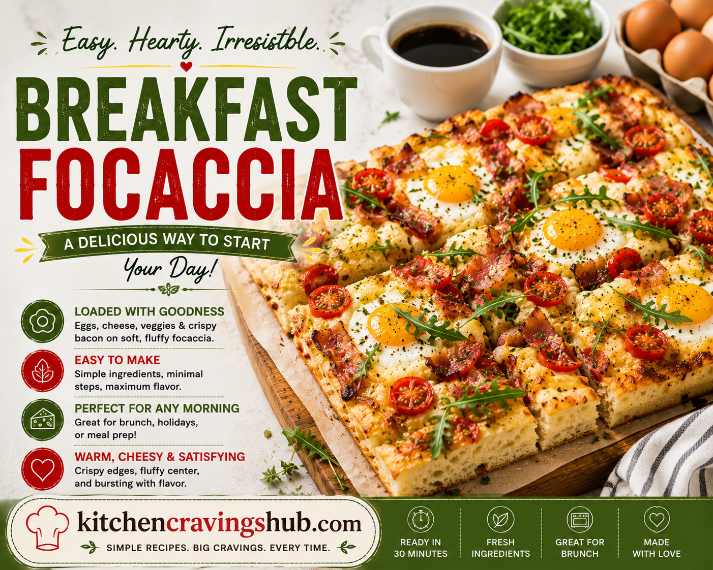 Breakfast Focaccia