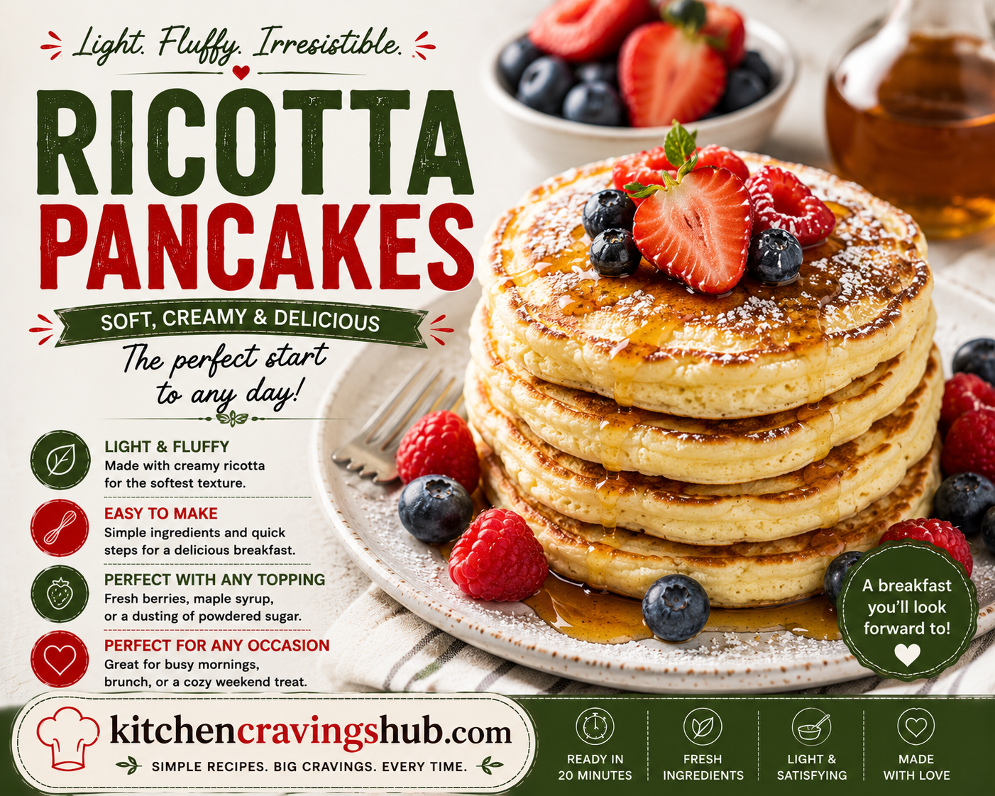 Ricotta Pancakes