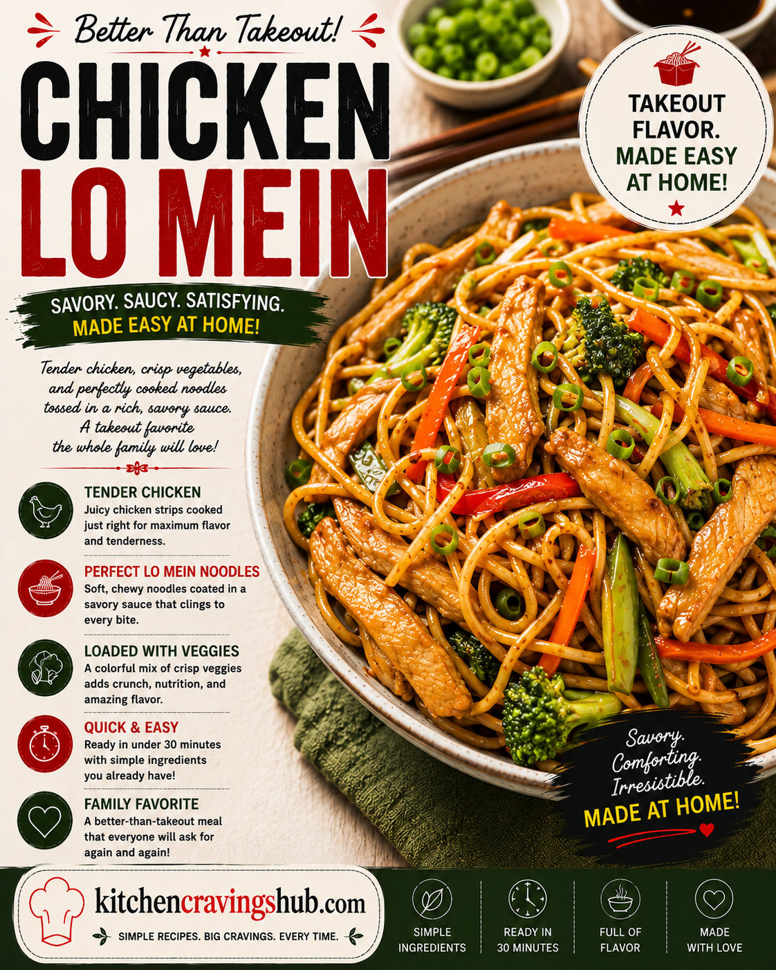 Chicken Lo Mein