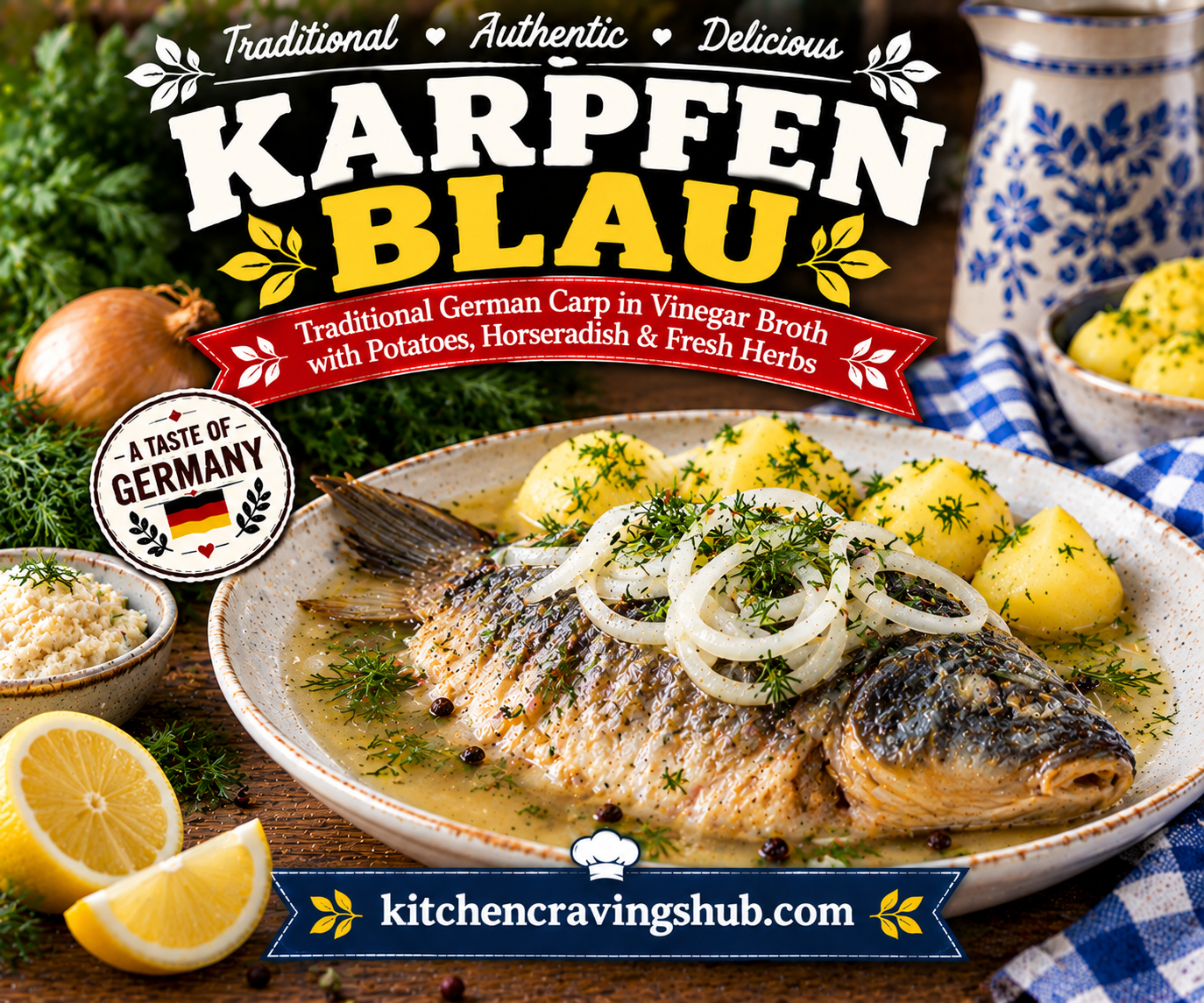 Karpfen Blau Germany’s Traditional Blue Poached Carp Dish