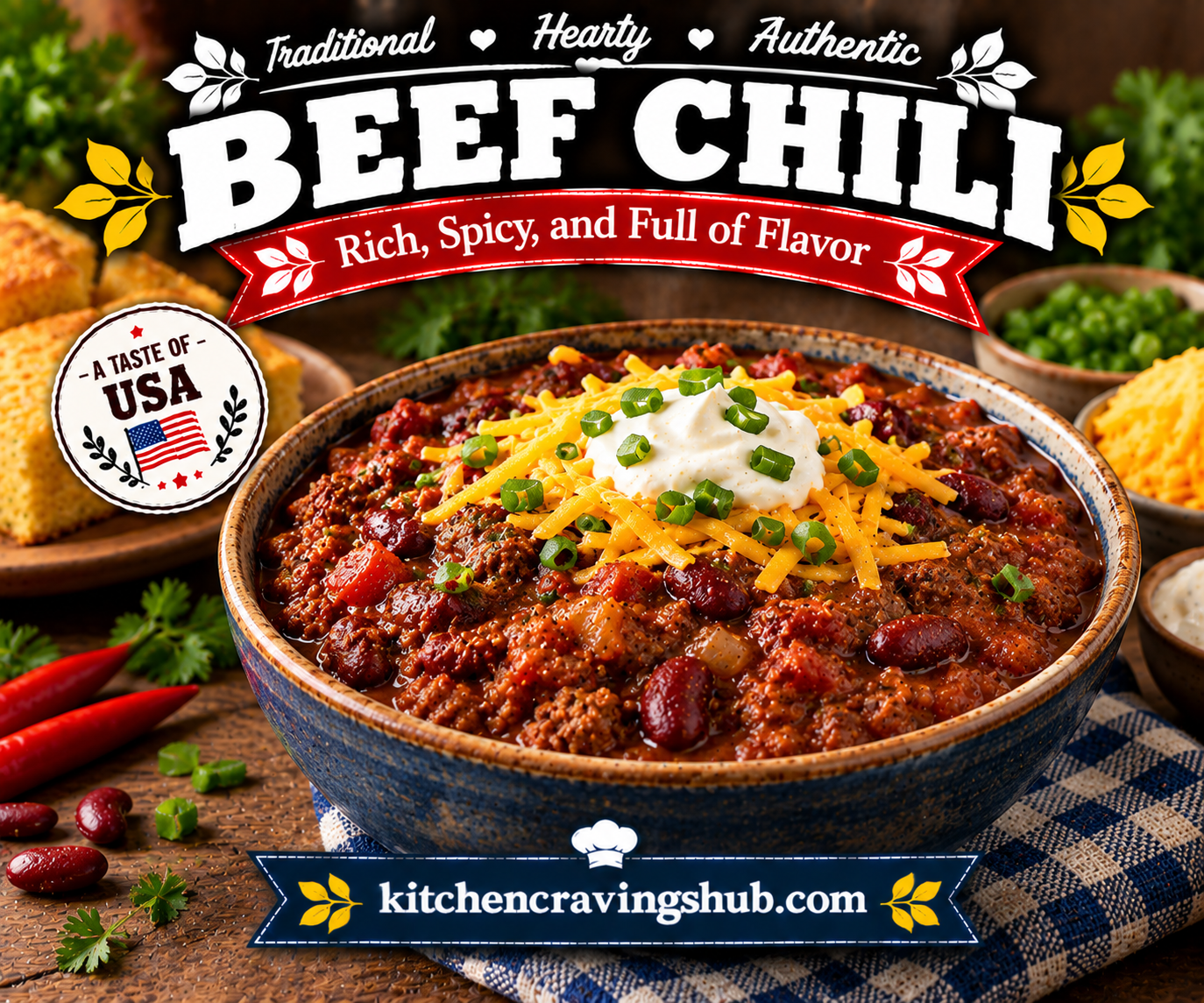 Beef Chili: The Hearty, Soul Warming Classic Everyone Craves