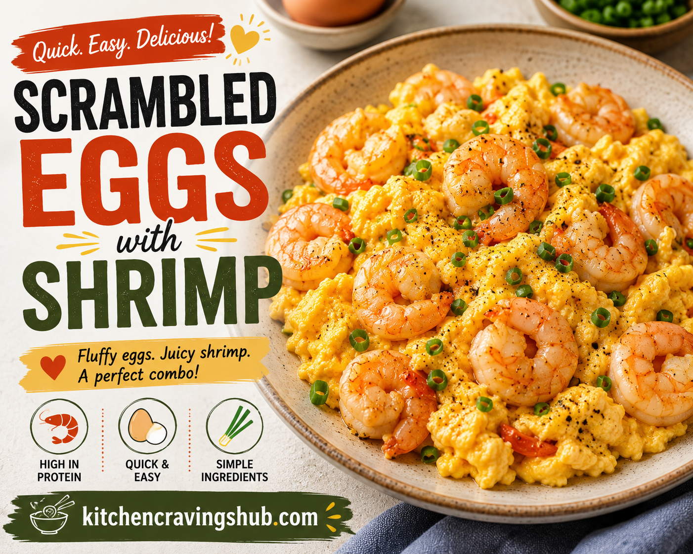 Scrambled Eggs with Shrimp