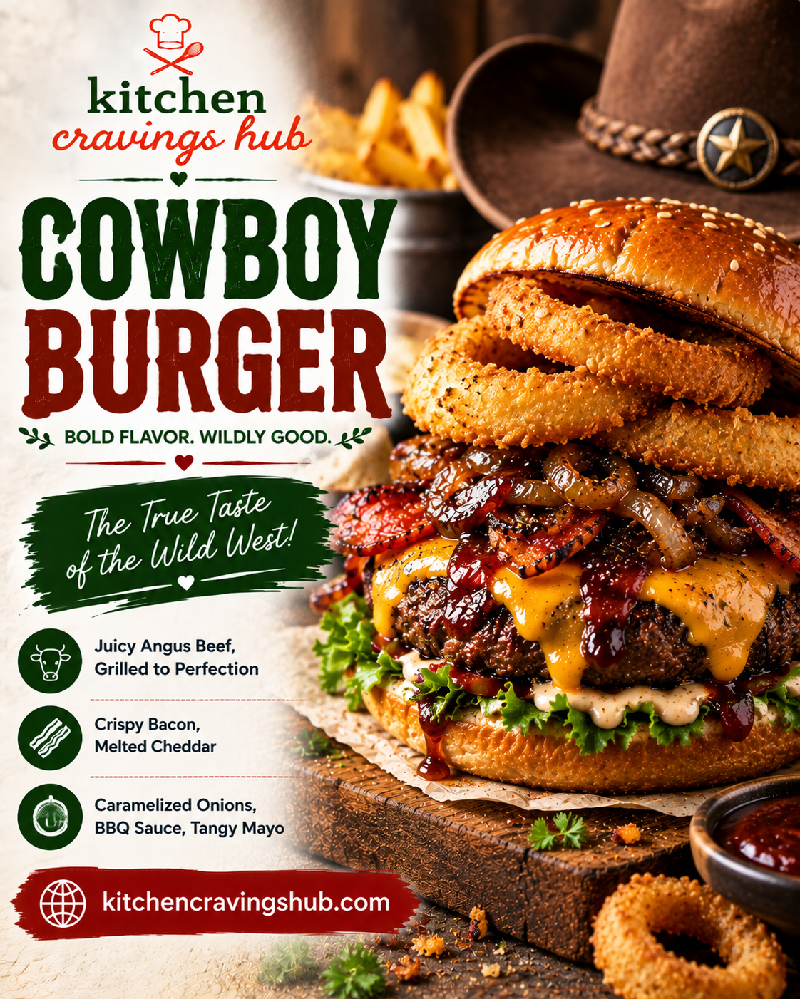 Cowboy Burger Recipe: The Ultimate Loaded Backyard Burger
