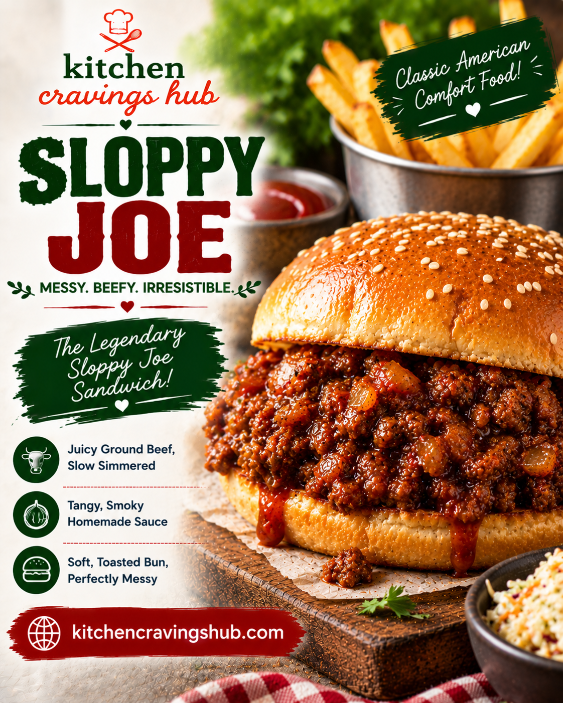 Sloppy Joes: The Messy, Beloved Classic Everyone Grew Up Eating