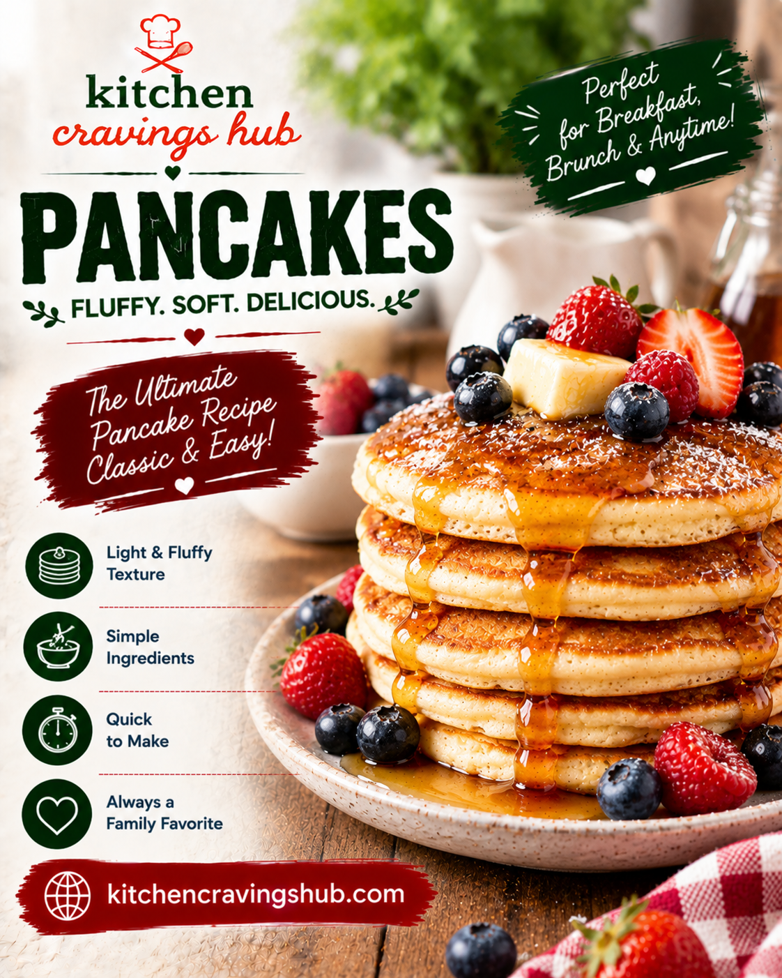 Pancakes: The Fluffy, Beloved Breakfast Classic Everyone Loves