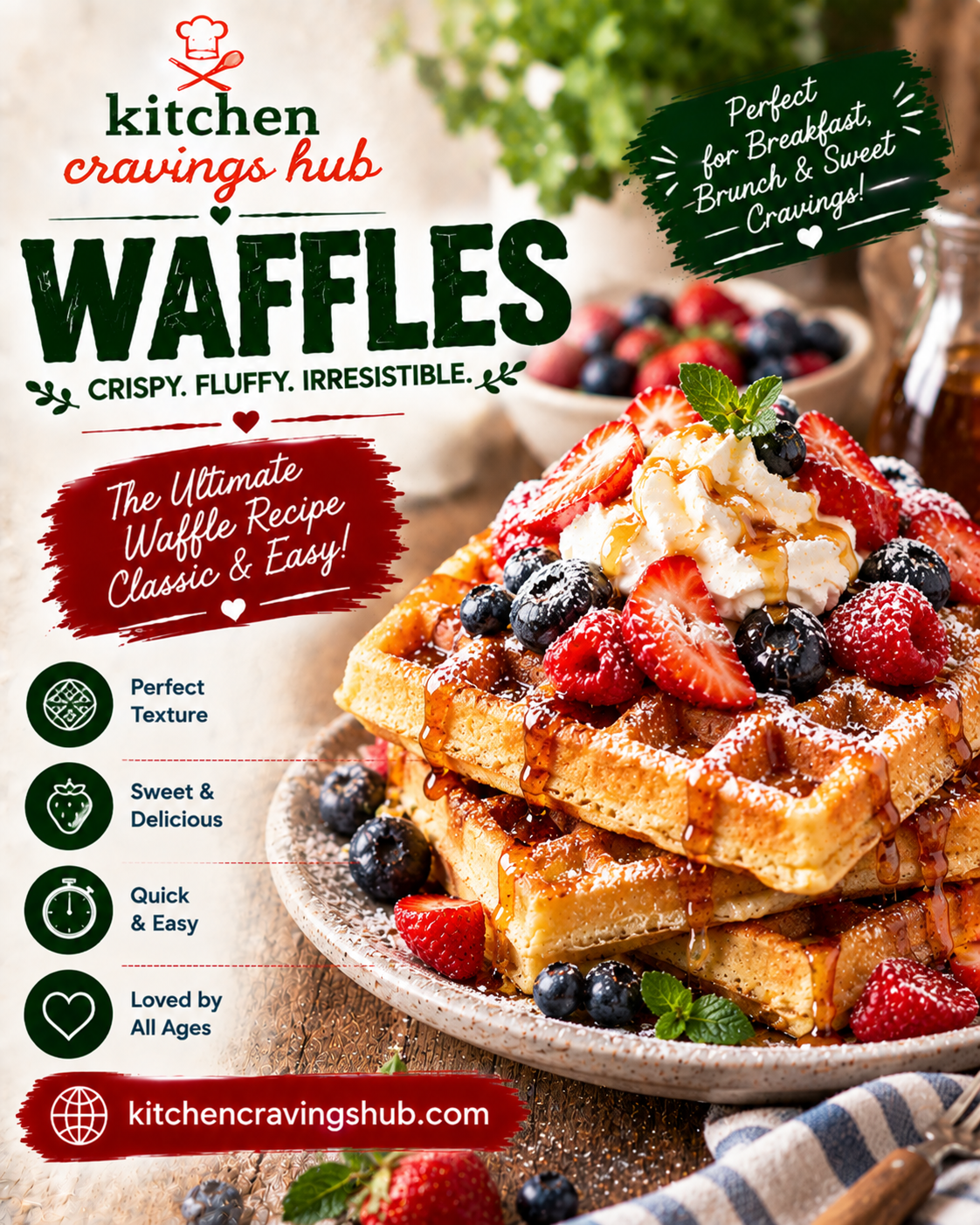 Waffles: The Crispy, Golden Breakfast Favorite Everyone Adores