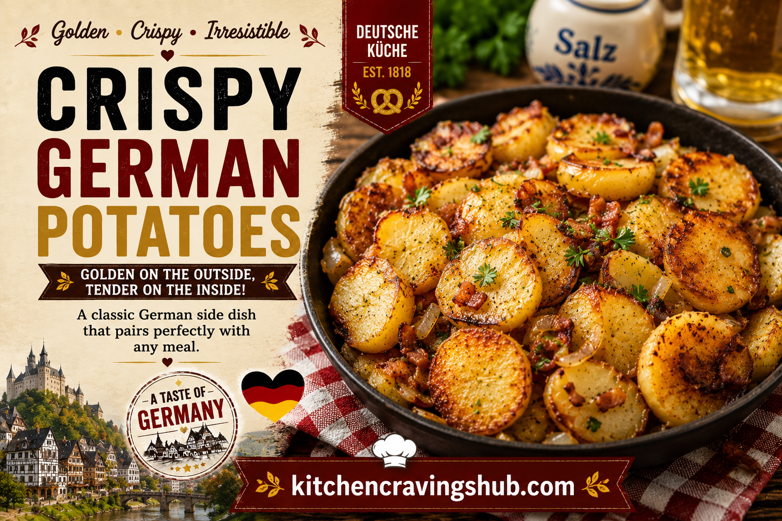 Crispy German Potatoes