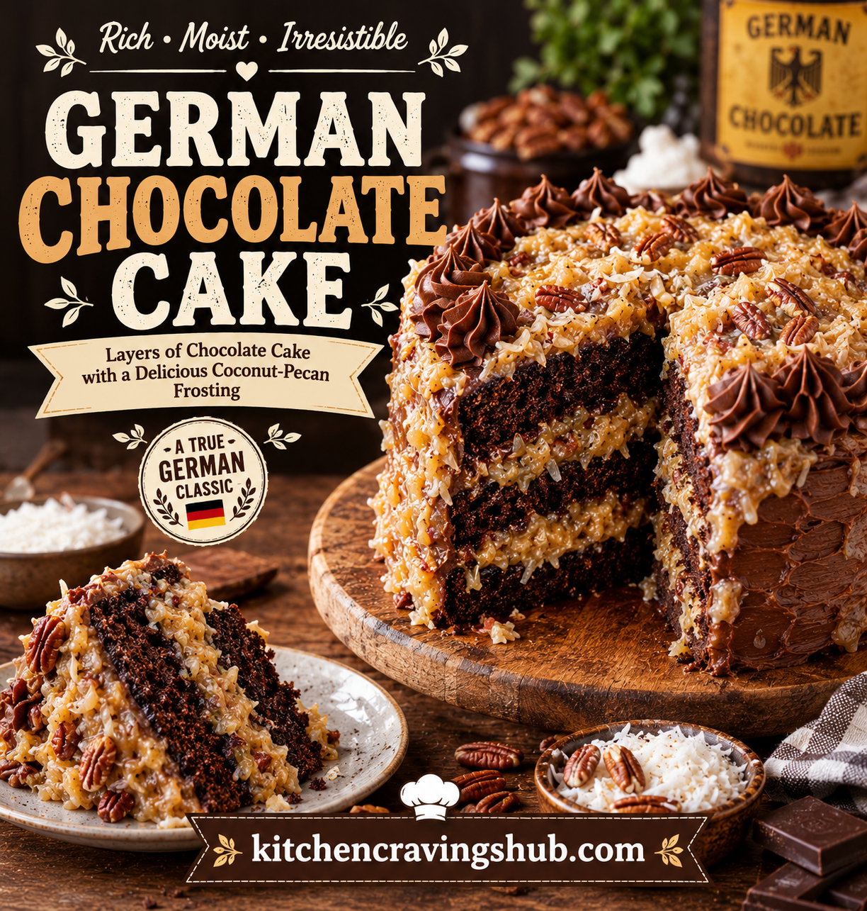 German Chocolate Cake: A Sweet American Classic